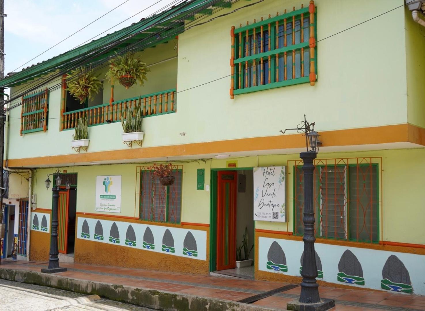Hotel Casa Verde Guatape Bagian luar foto